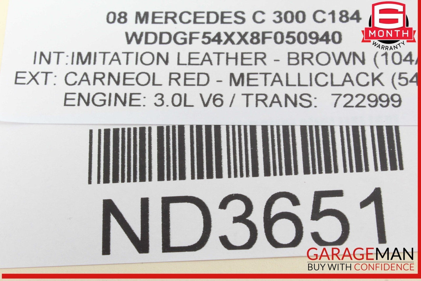 08-18 Mercedes W204 C300 C250 Front Left Driver Side Door Control Module Unit