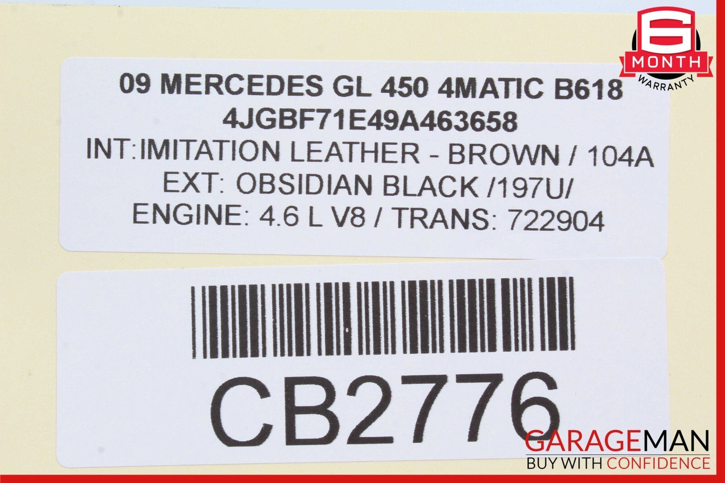 06-13 Mercedes X164 GL450 Gas Throttle Pedal Accelerator 1643000504 OEM