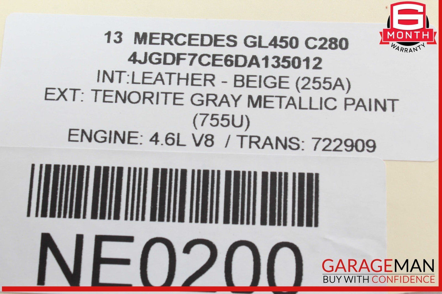 12-19 Mercedes X166 GL450 ML400 GLE350 Rear Left Side Door Control Module Unit