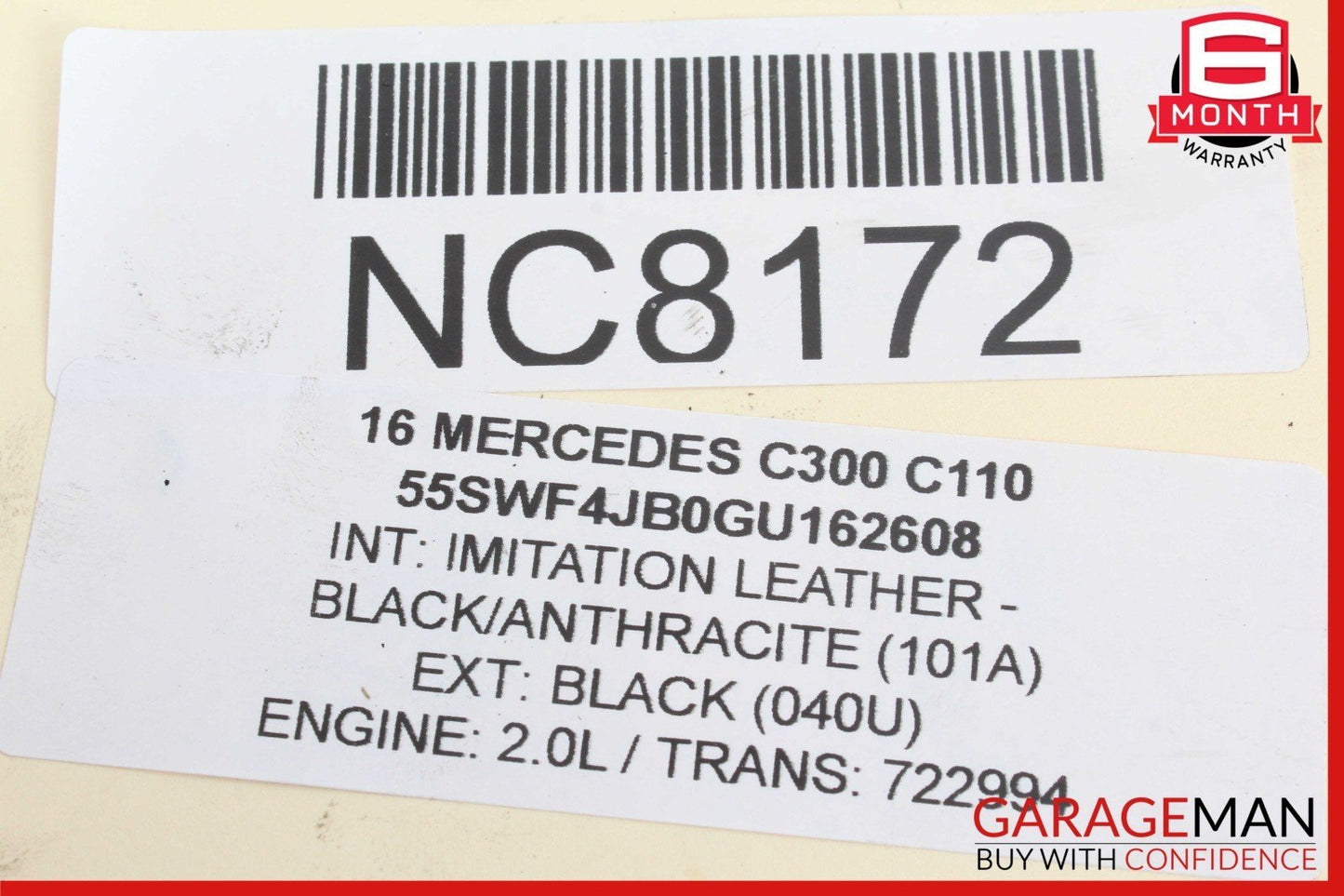 15-20 Mercedes W205 C300 Front Left or Right Side Shock Strut Absorber Spring