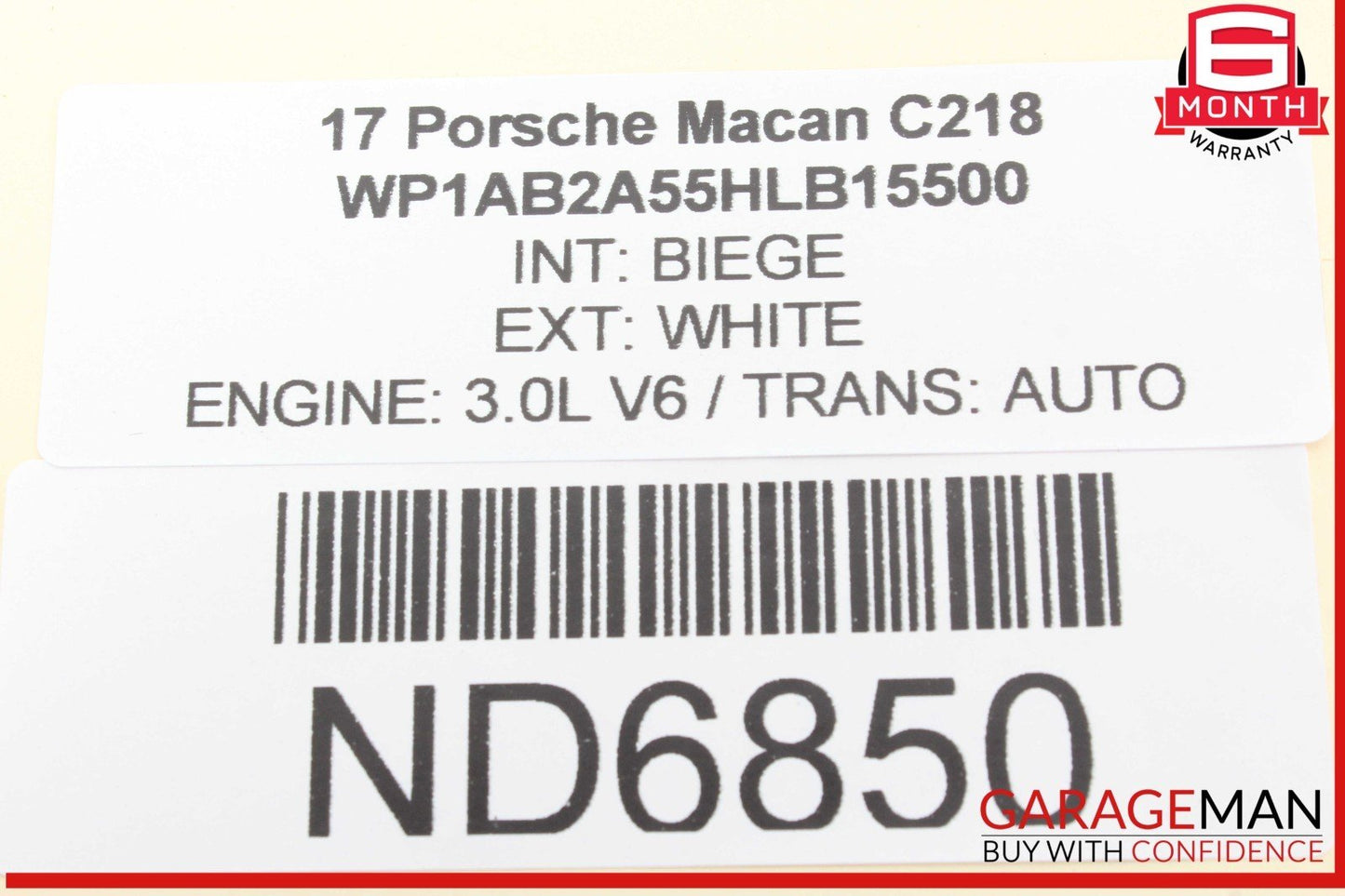 15-24 Porsche Macan Front Left Driver Side Door Control Module 4H0959793AC OEM