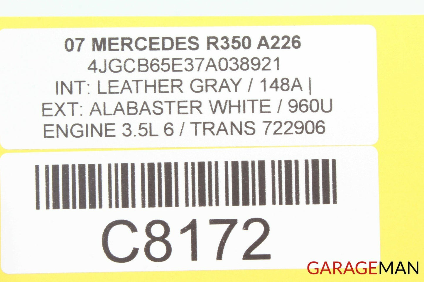 06-09 Mercedes W251 R350 Rear Center Console AC A/C Heater Switch Control Panel