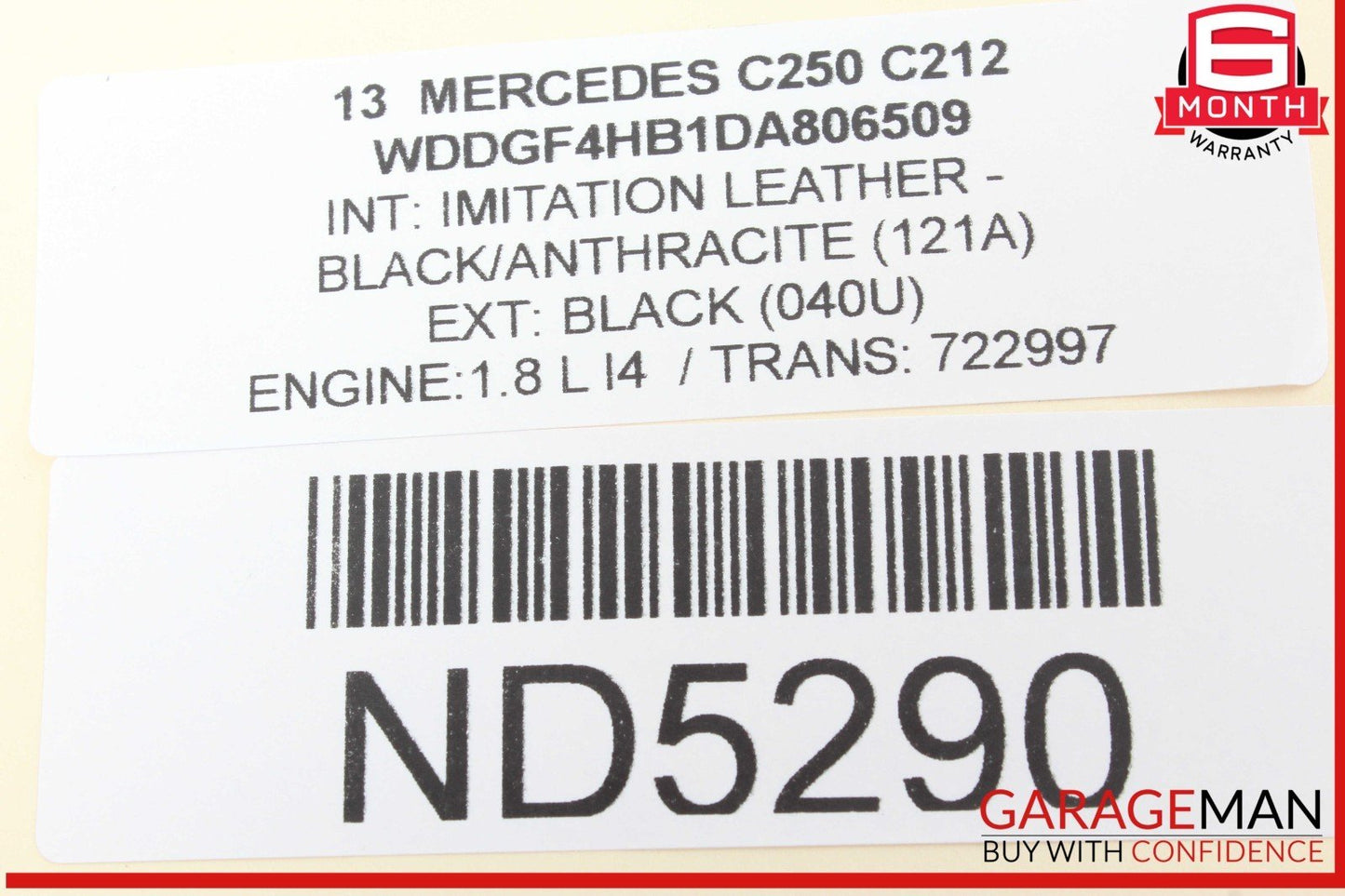 08-18 Mercedes W204 C250 C300 CLS550 Front Left Side Door Control Module OEM