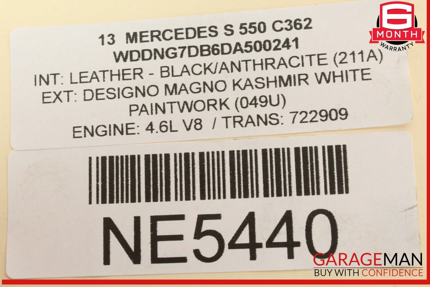 11-18 Mercedes W221 S550 CLS550 E550 Overflow Expansion Tank Intercooler OEM