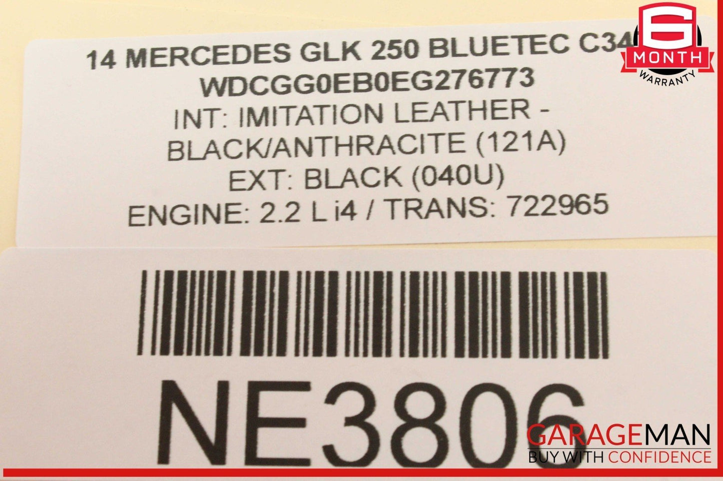 08-18 Mercedes X204 GLK250 Bluetec Front Right Side Door Control Module OEM