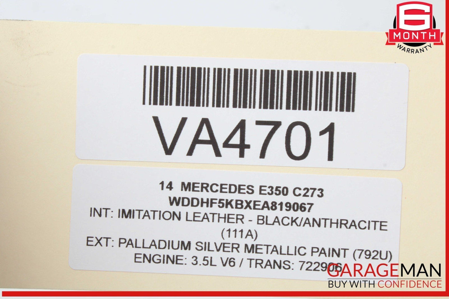 08-20 Mercedes W212 E350 E400 E550 Front Right Side Door Lock Latch Actuator OEM