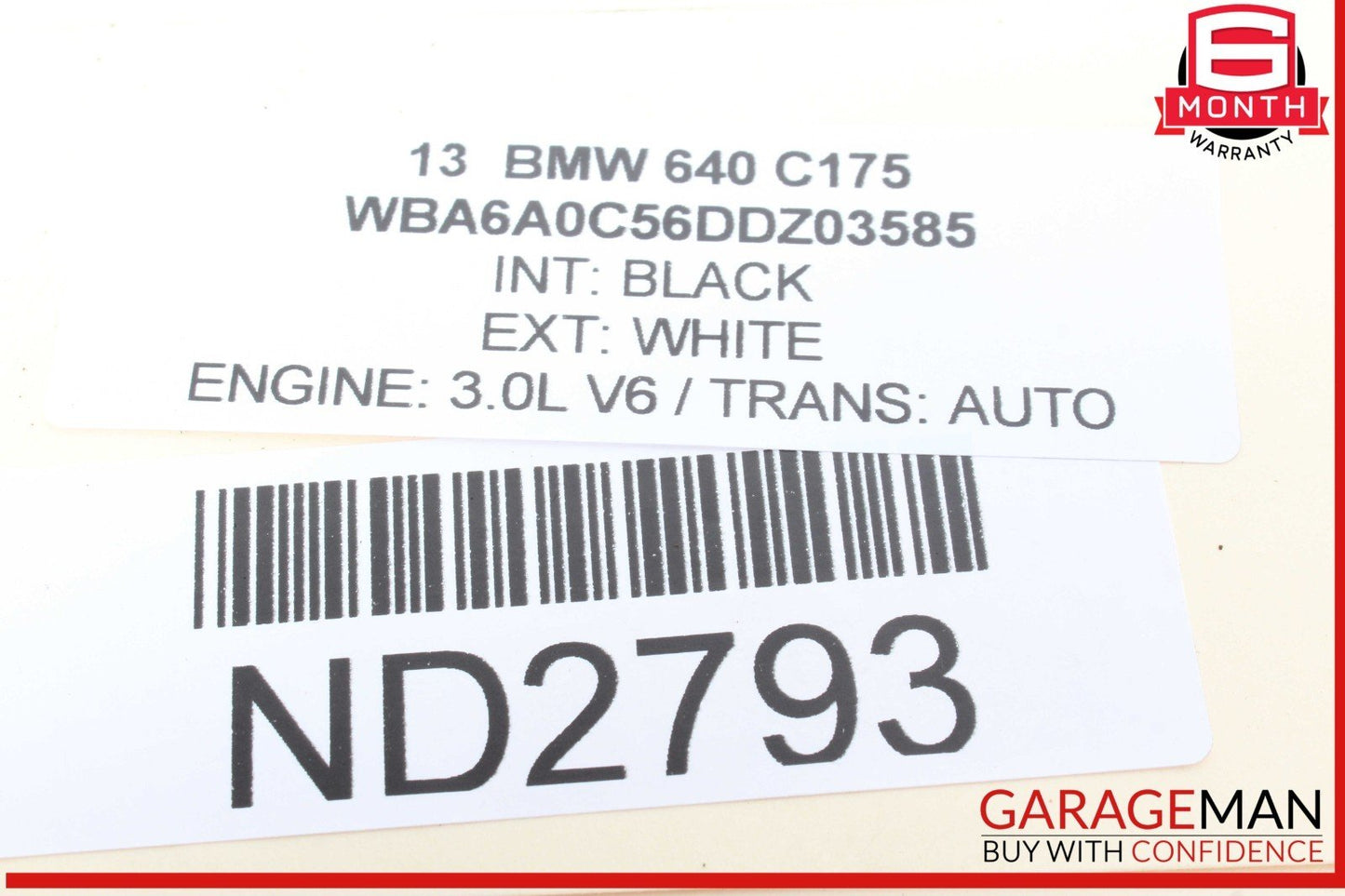 12-18 BMW 640i 650i Front Right Passenger Side Door Lock Latch Actuator 7202146