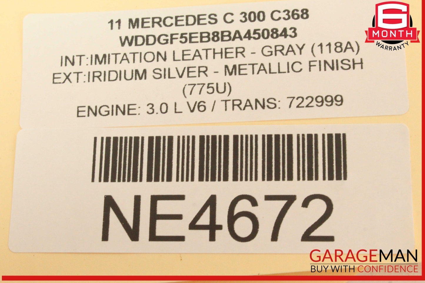 08-14 Mercedes W204 C300 Front Left Driver Side Door Control Module Unit OEM