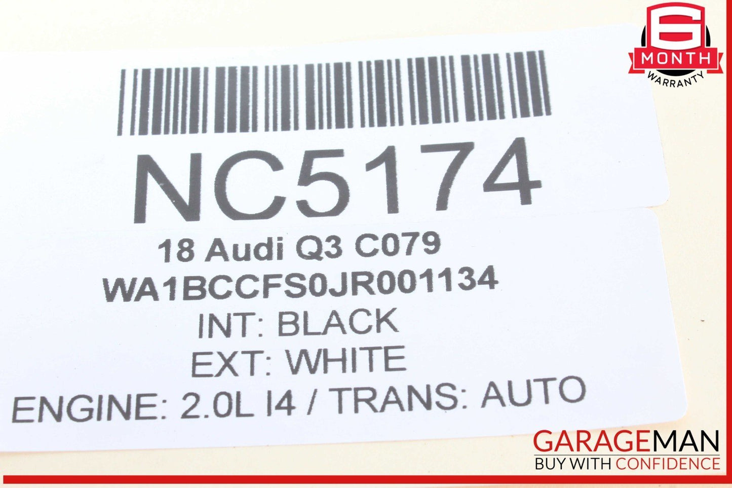15-18 Audi Q3 Rear Bumper Park Assist Wire Harness w/ PDC Sensors OEM