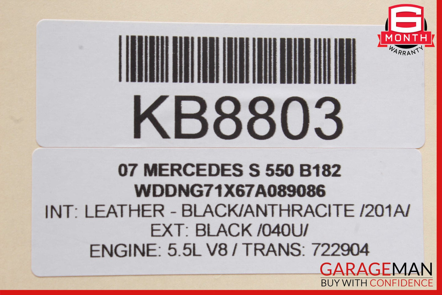 07-14 Mercedes W221 S550 CL550 Left Side Dashboard AC A/C Air Vent OEM