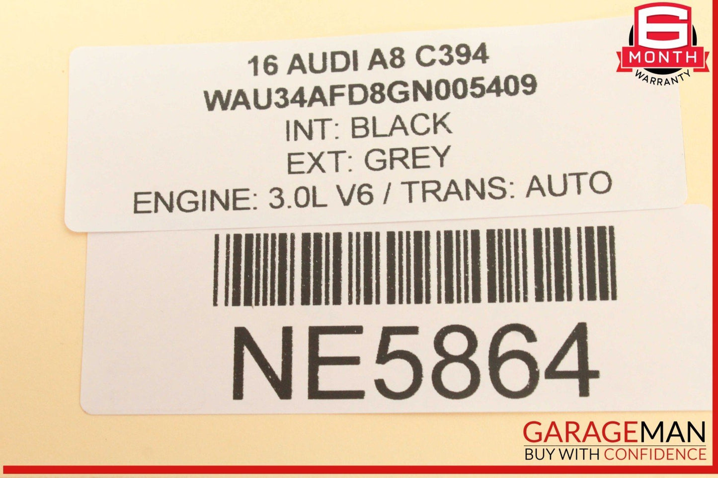 11-18 Audi A8 S8 Front Left Driver Side Door Control Module Unit 4H0959793R OEM