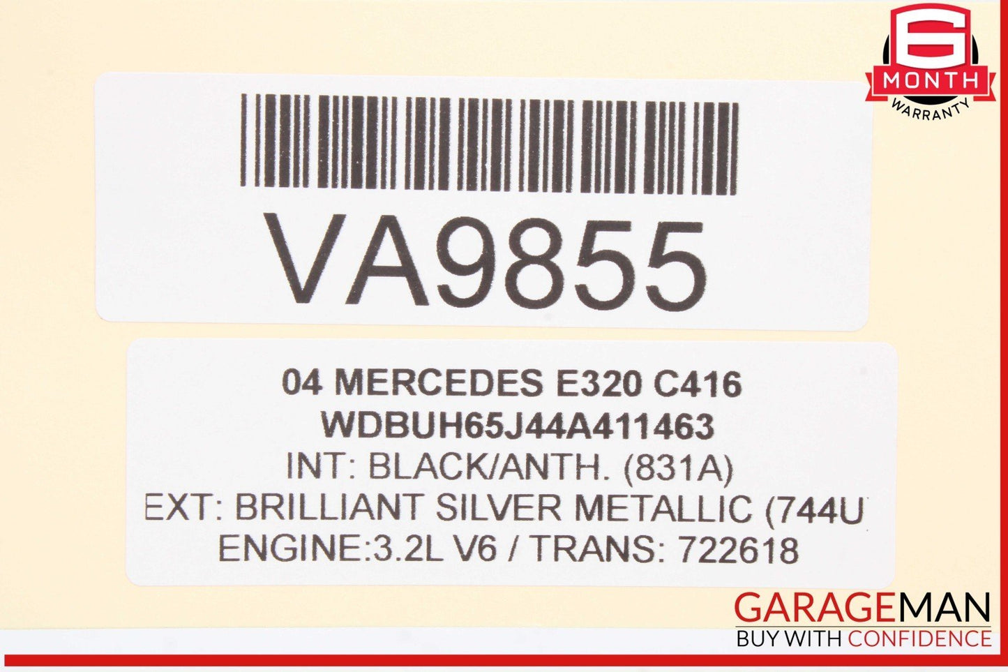 03-11 Mercedes W211 E320 CLS550 Body Control Module Unit BCM 2115452132 OEM