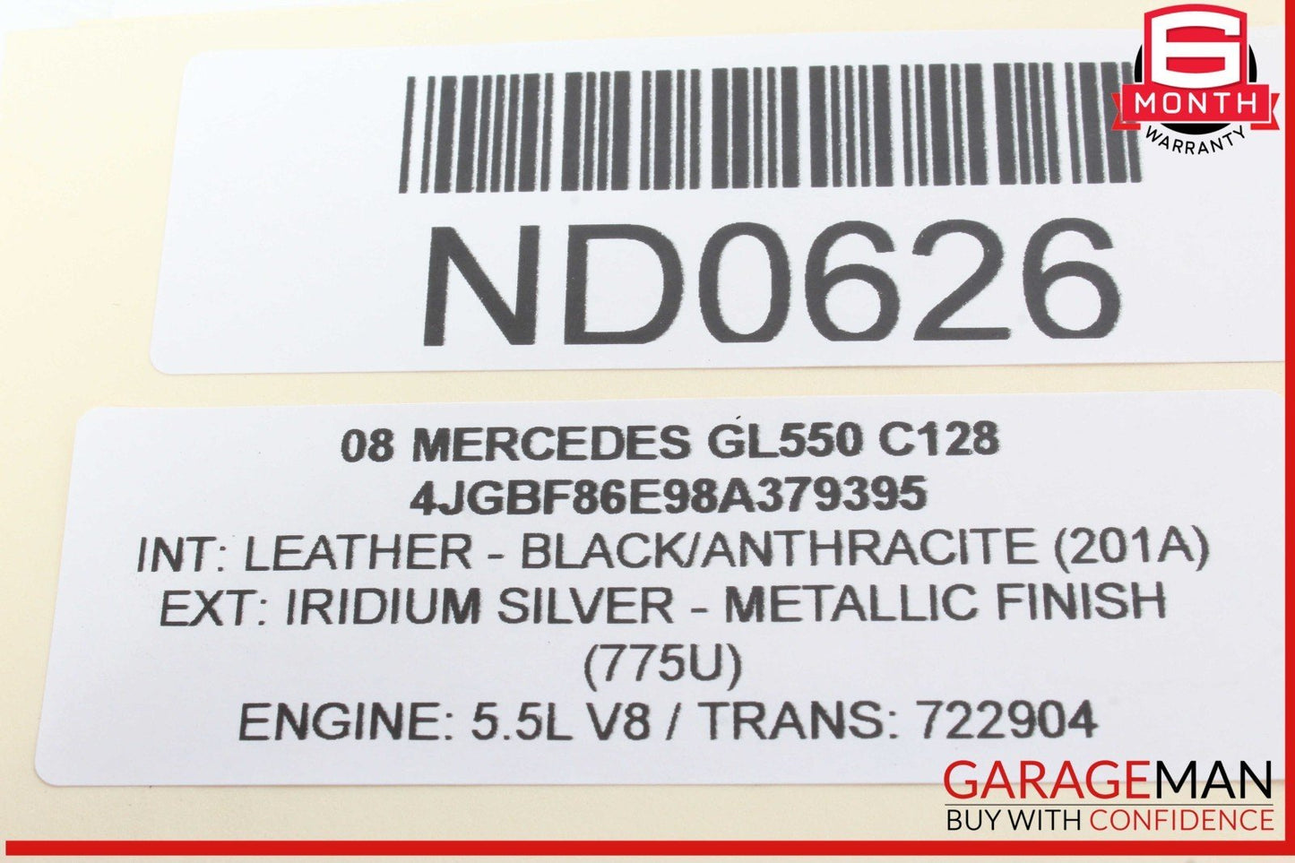 03-09 Mercedes X164 GL550 R550 GL350 Sirius Satellite Radio Receiver Module OEM