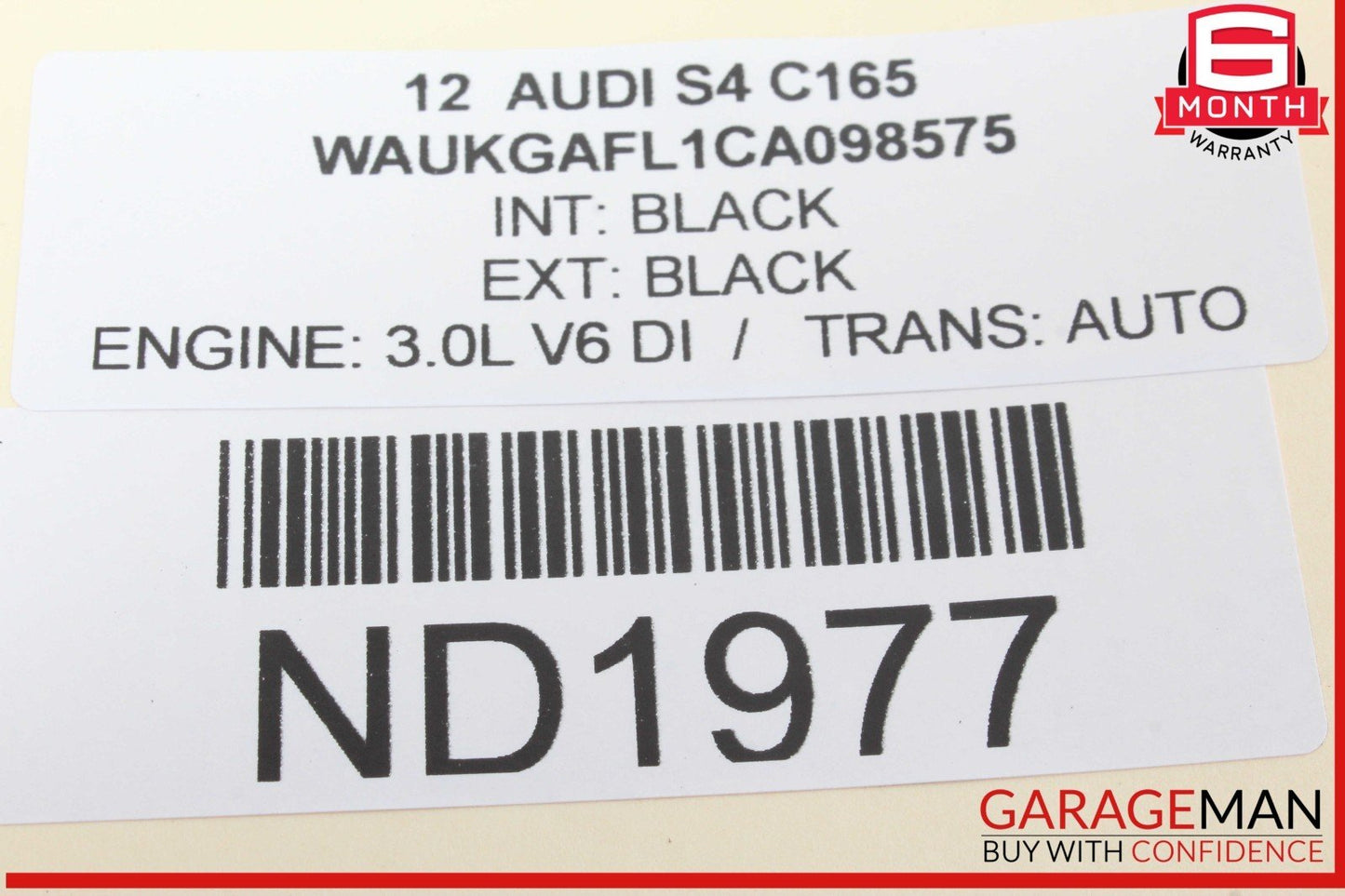 09-12 Audi S4 Rear Trunk Tailgate Lock Latch Actuator 4E0827645A OEM