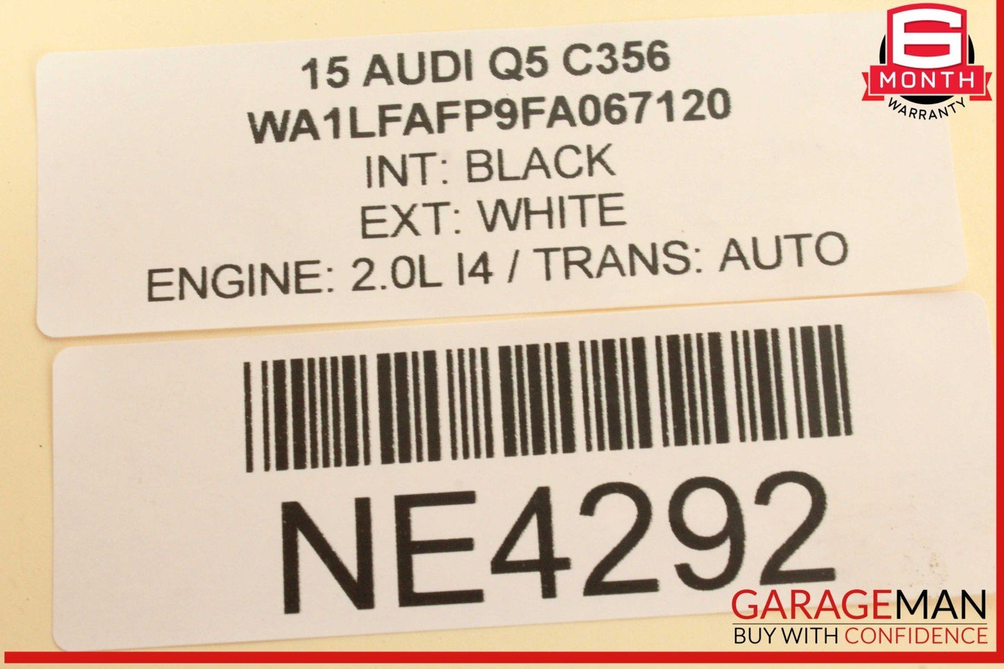 09-18 Audi Q5 A5 A7 S4 A4 Rear Right Passenger Side Upper Control Arm 8K0505324H