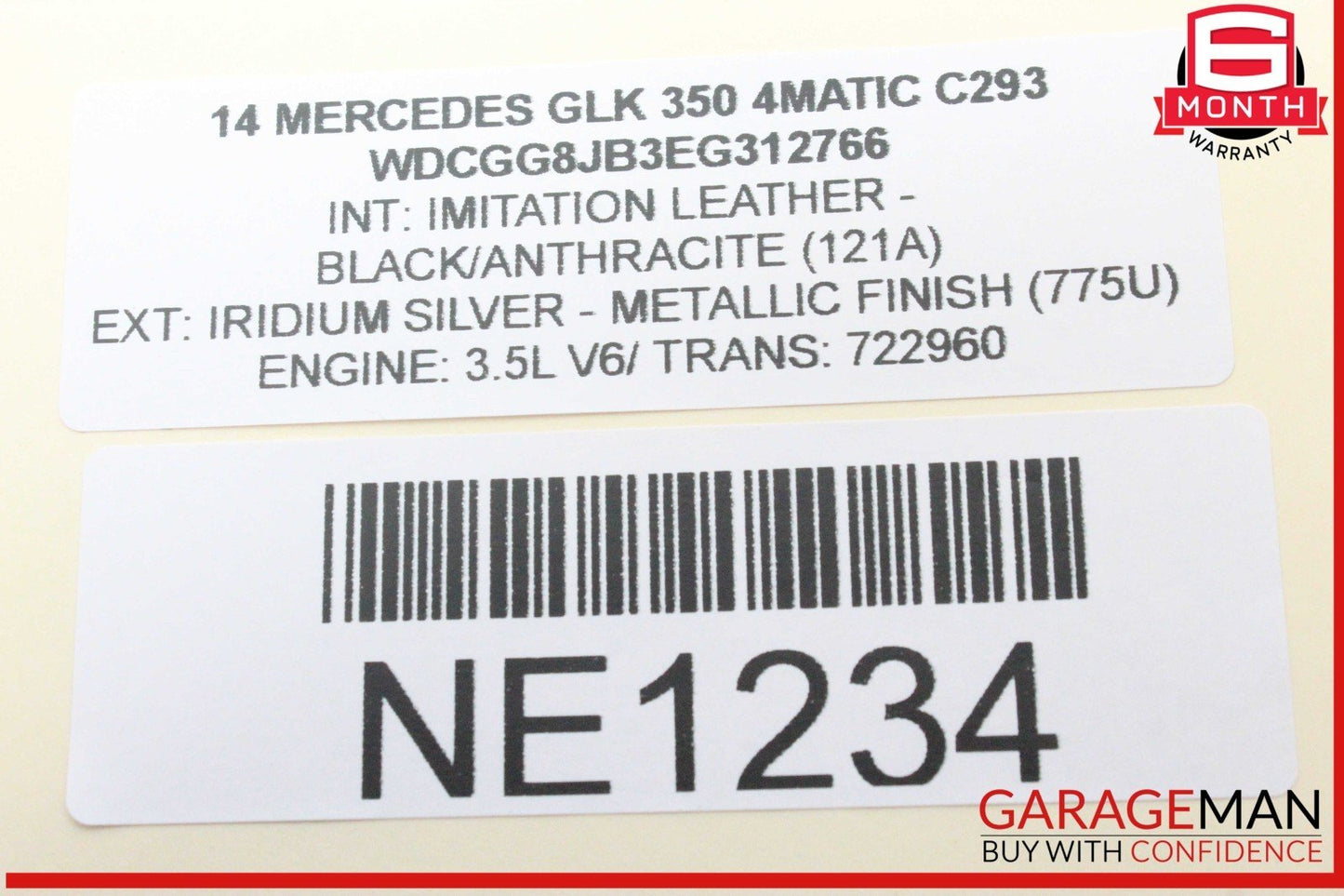 08-18 Mercedes X204 GLK350 4MATIC Rear Left Side Door Control Module OEM
