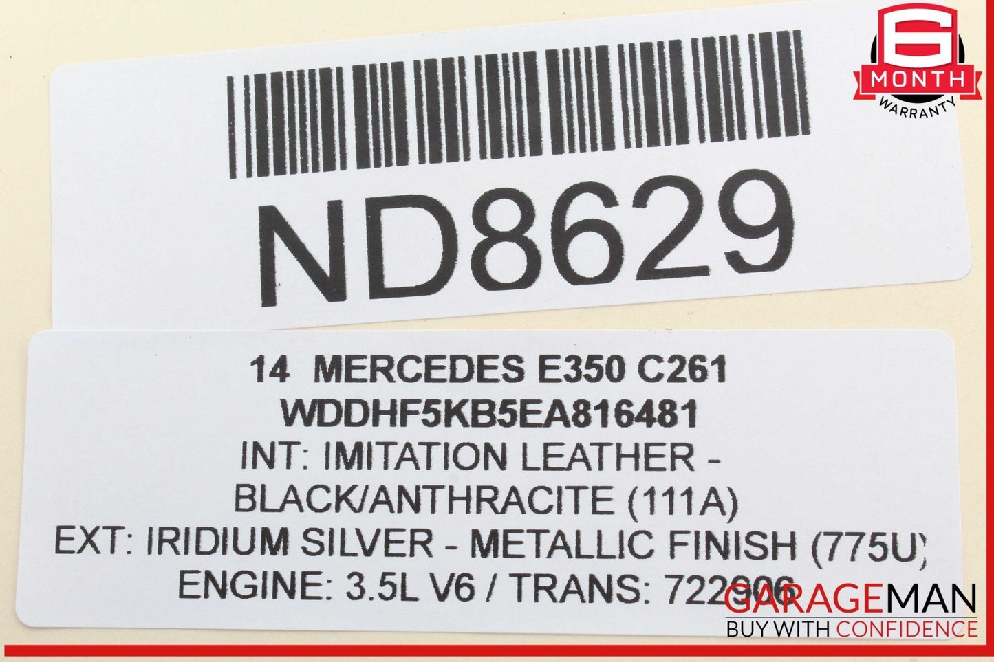 08-18 Mercedes W212 E350 CLS500 C250 Rear Left Side Door Control Module Unit OEM