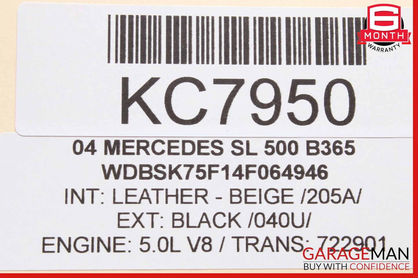 00-06 Mercedes W220 S430 SL500 CLK500 Anti Theft Alarm Sensor Control Module OEM