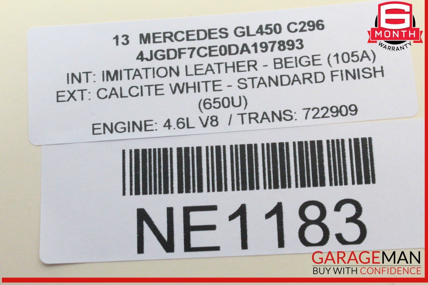 12-19 Mercedes X166 GL450 GLE350 Rear Right Side Door Control Module Unit