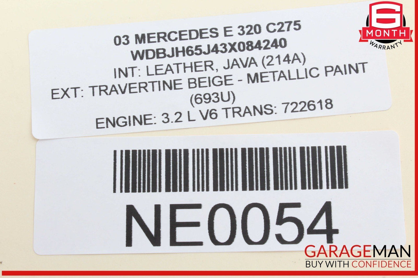 00-03 Mercedes W210 E320 E430 Rear Left Side Door Audio Sound Speaker OEM