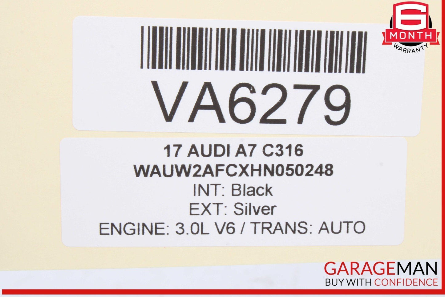 12-18 Audi A7 A6 S6 S7 Yaw Rate Acceleration Control Module Unit 4G0907637H OEM