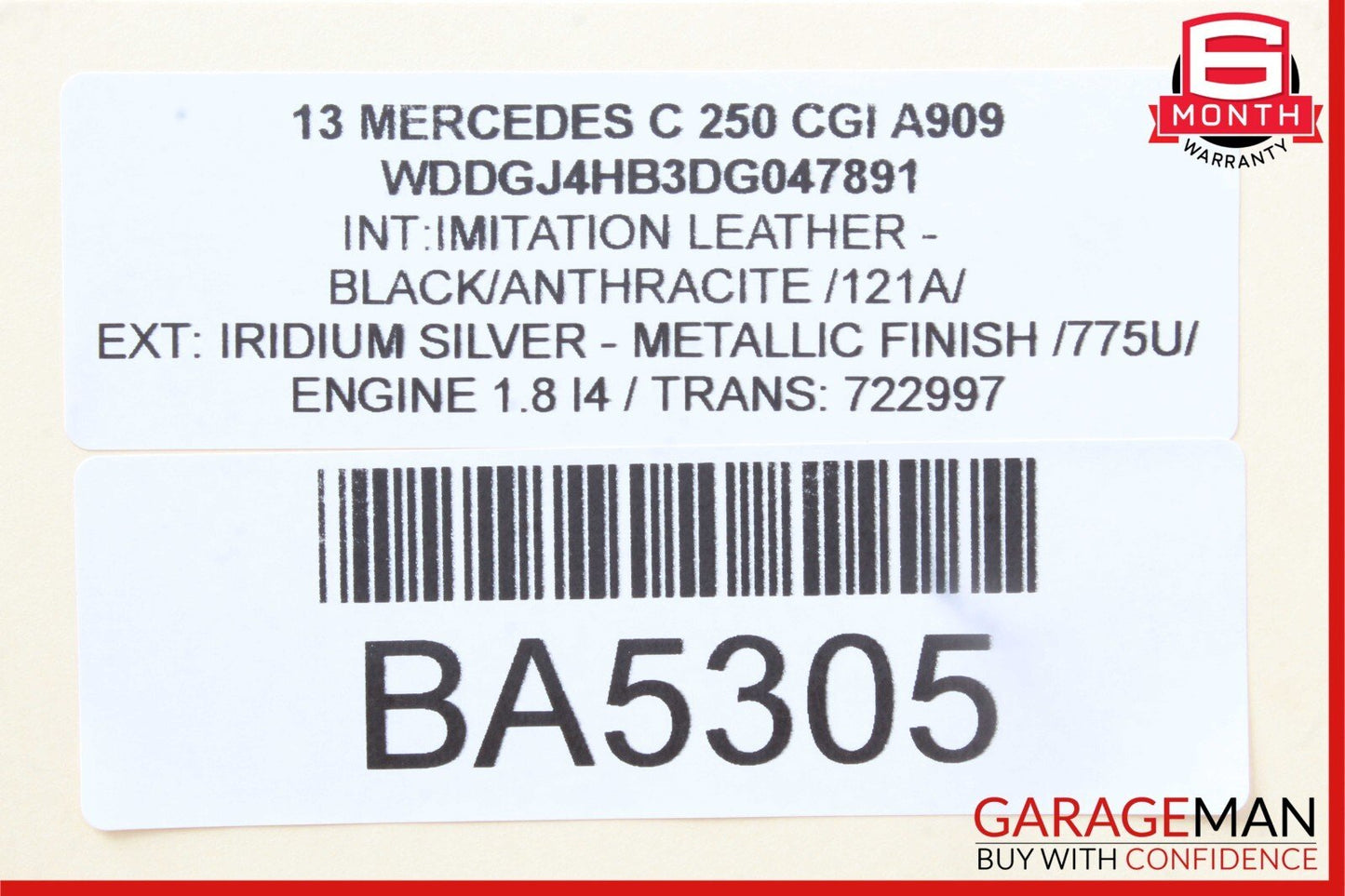 08-14 Mercedes W204 C250 C350 Front Left Side Door Control Module Unit OEM
