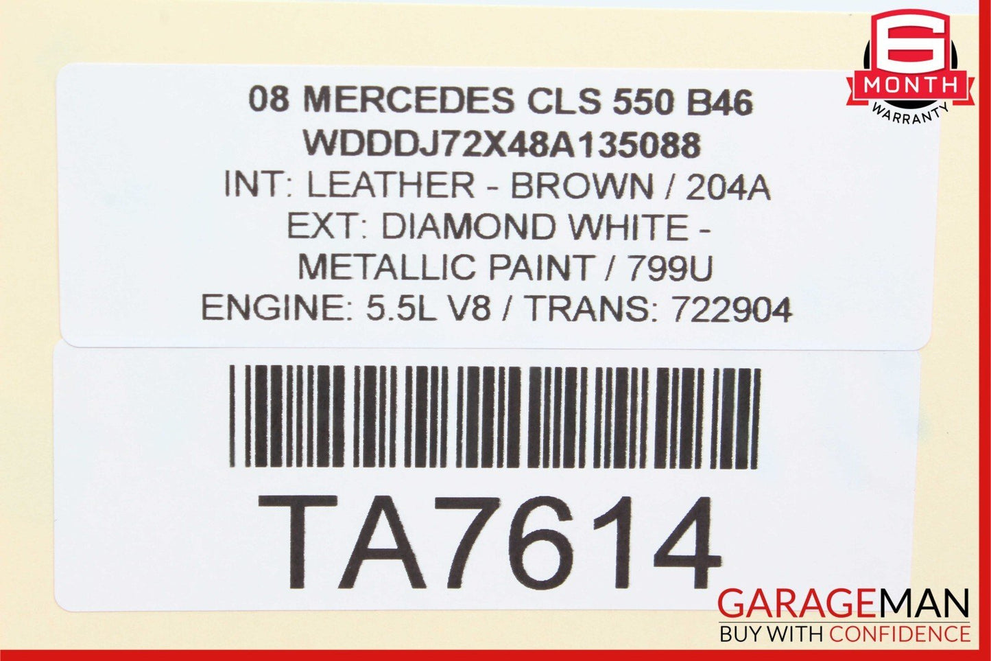 06-11 Mercedes W219 CLS550 CLS500 Trunk Fuse Relay Box Control Module OEM