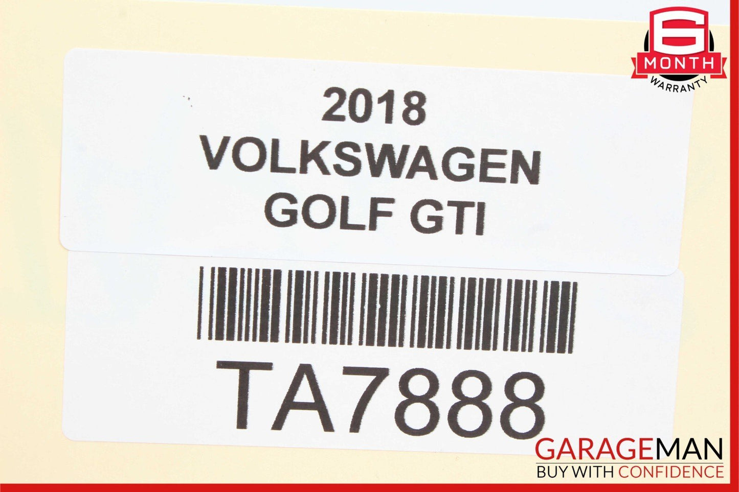 15-19 Volkswagen Golf GTI Front Left Dashboard Trim Black ZSB5GM858217 OEM