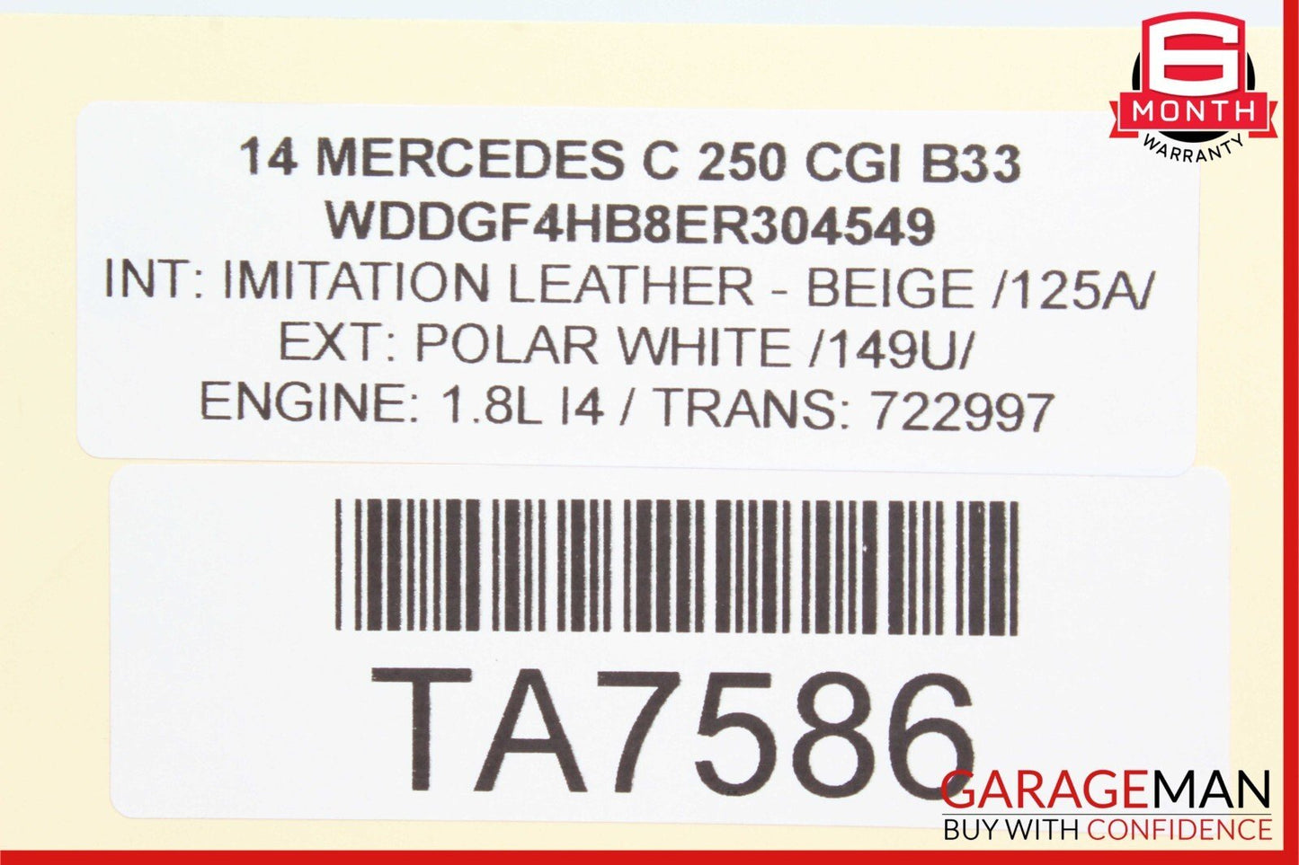 08-18 Mercedes W204 C250 CLS550 C300 Rear Left Side Door Control Module OEM