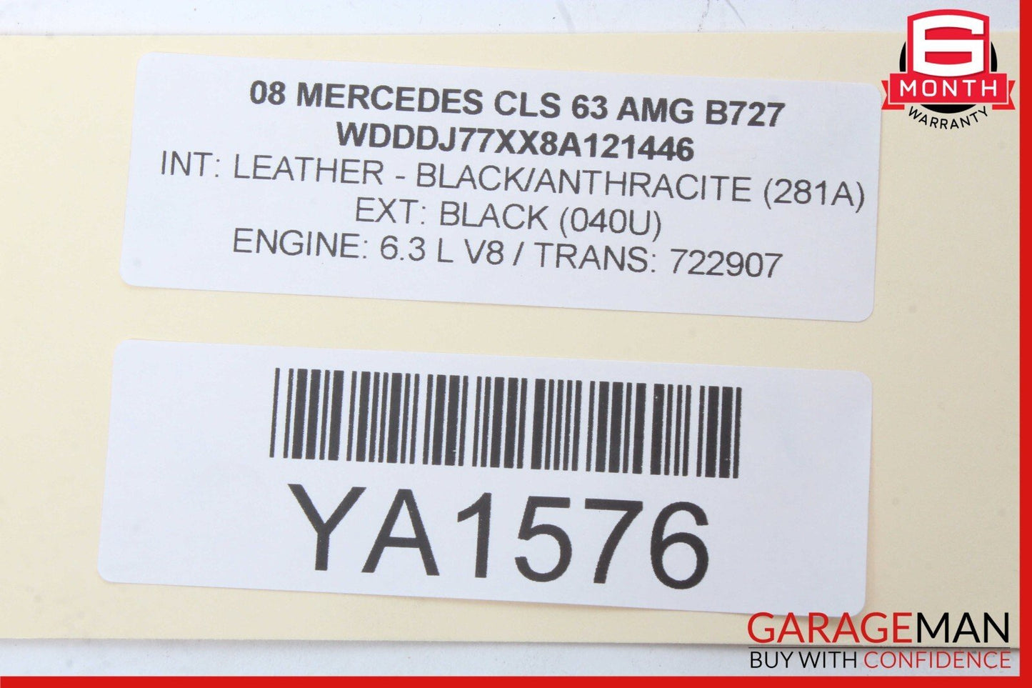 06-11 Mercedes W219 CLS63 CLS500 Front Left Door Lock Latch Actuator Keyless Go