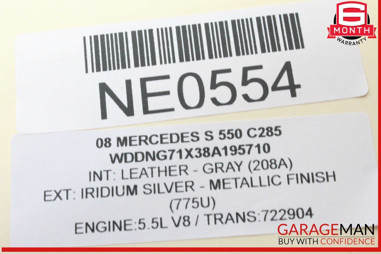 07-14 Mercedes W221 S550 S400 Electronic Parking Button Switch 2215401445 OEM