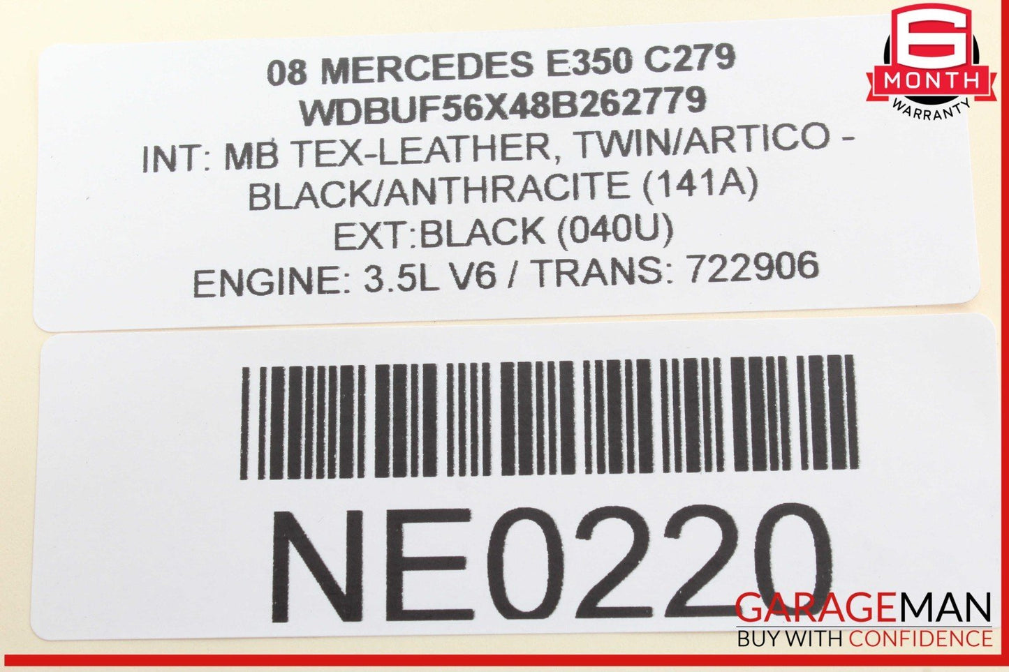 03-09 Mercedes W211 E350 E550 Rear Right Side Door Control Module Unit OEM