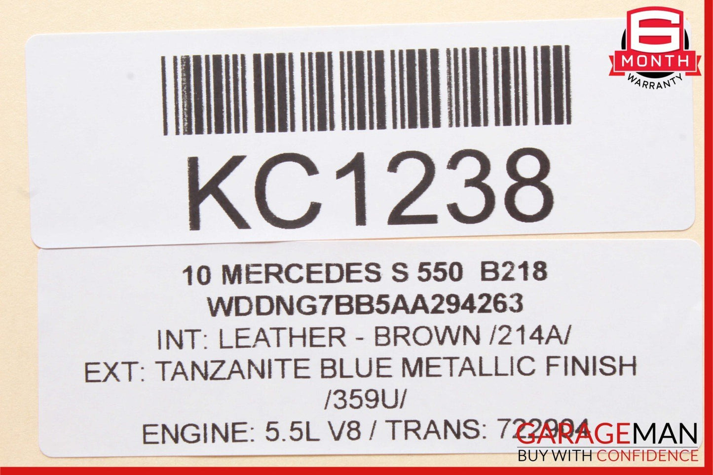 07-14 Mercedes W221 S400 S550 CL550 Headlight Head Light Switch Control Module