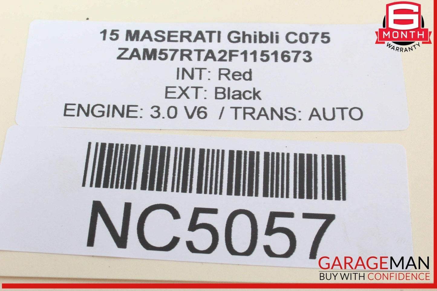14-17 Maserati Ghibli Rear Right Passenger Side Door Lock Latch Actuator OEM