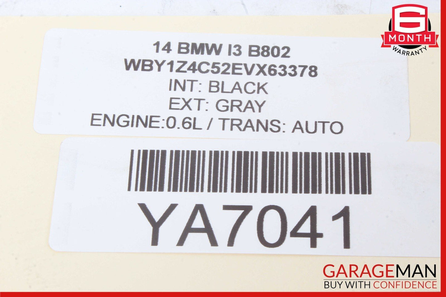 14-21 BMW i3 I01 Hybrid Front Right Bumper Reinforcement Bracket 7375958 OEM