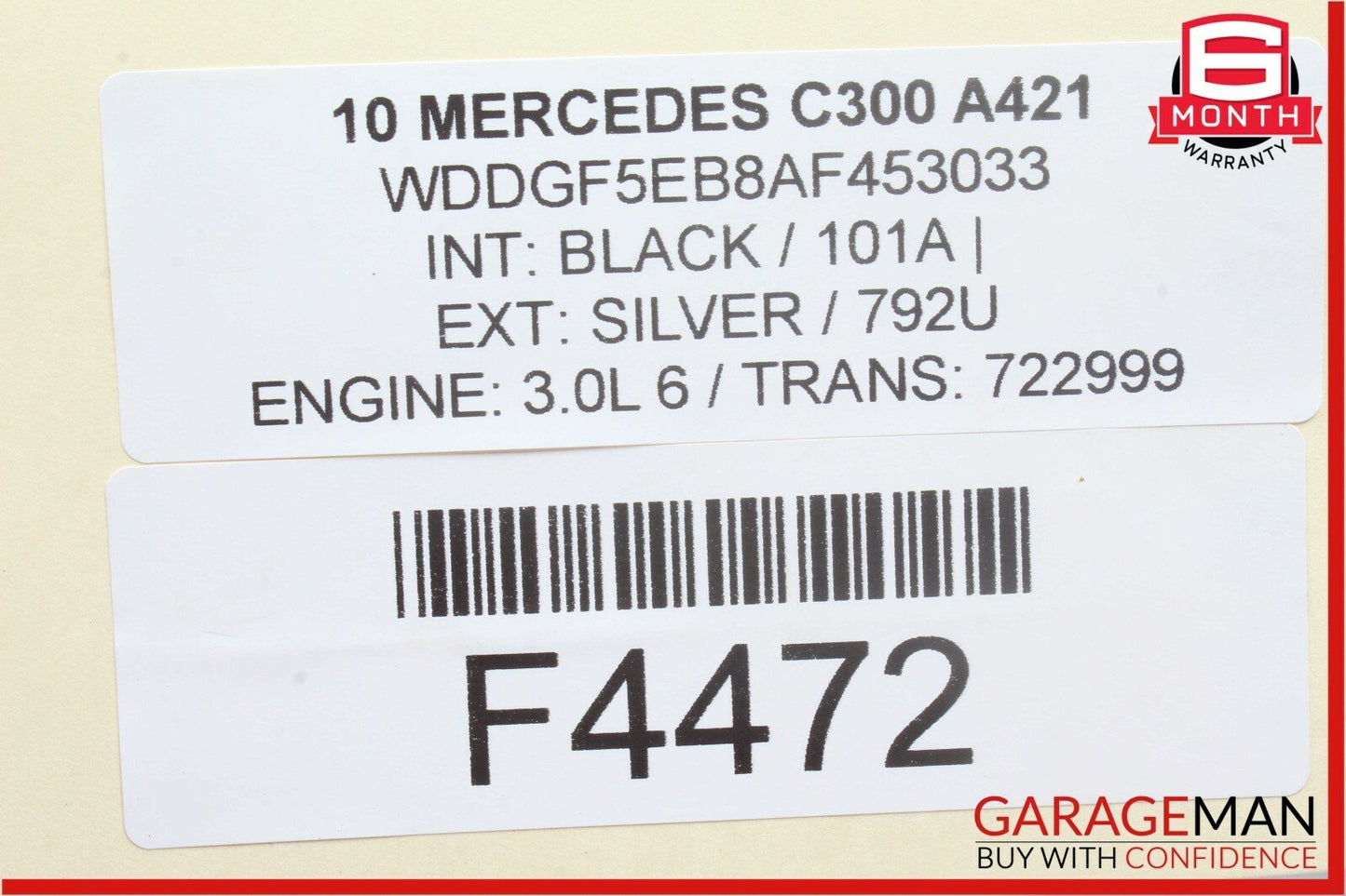 08-11 Mercedes W204 C350 C300 Right Passenger Side Gas Tank Fuel Pump Motor OEM