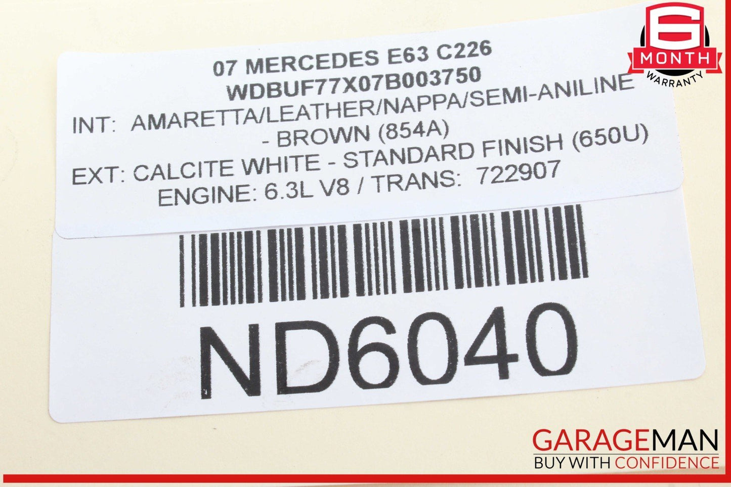 03-09 Mercedes W211 E63 AMG E550 Rear Left Driver Side Door Lock Latch Actuator