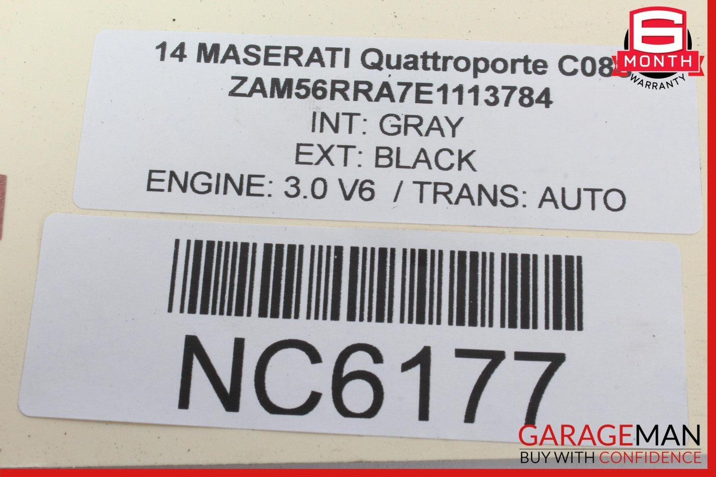14-17 Maserati Quattroporte Rear Right Passenger Side Door Lock Latch Actuator