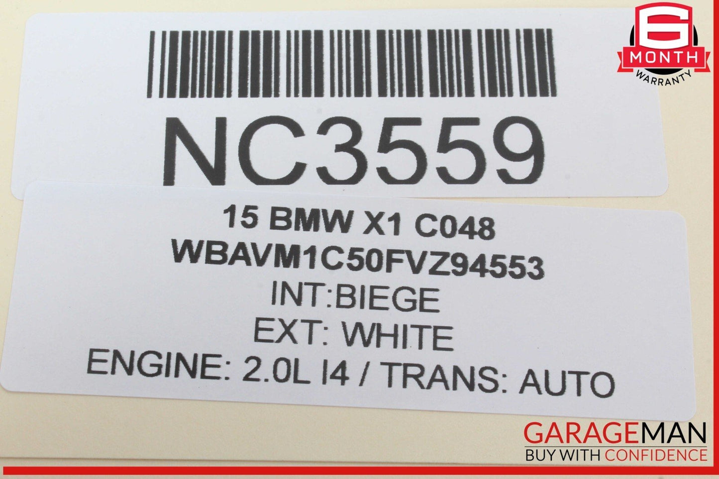 12-15 BMW X1 Automatic Transmission Gear Floor Shifter Selector 9235799 OEM