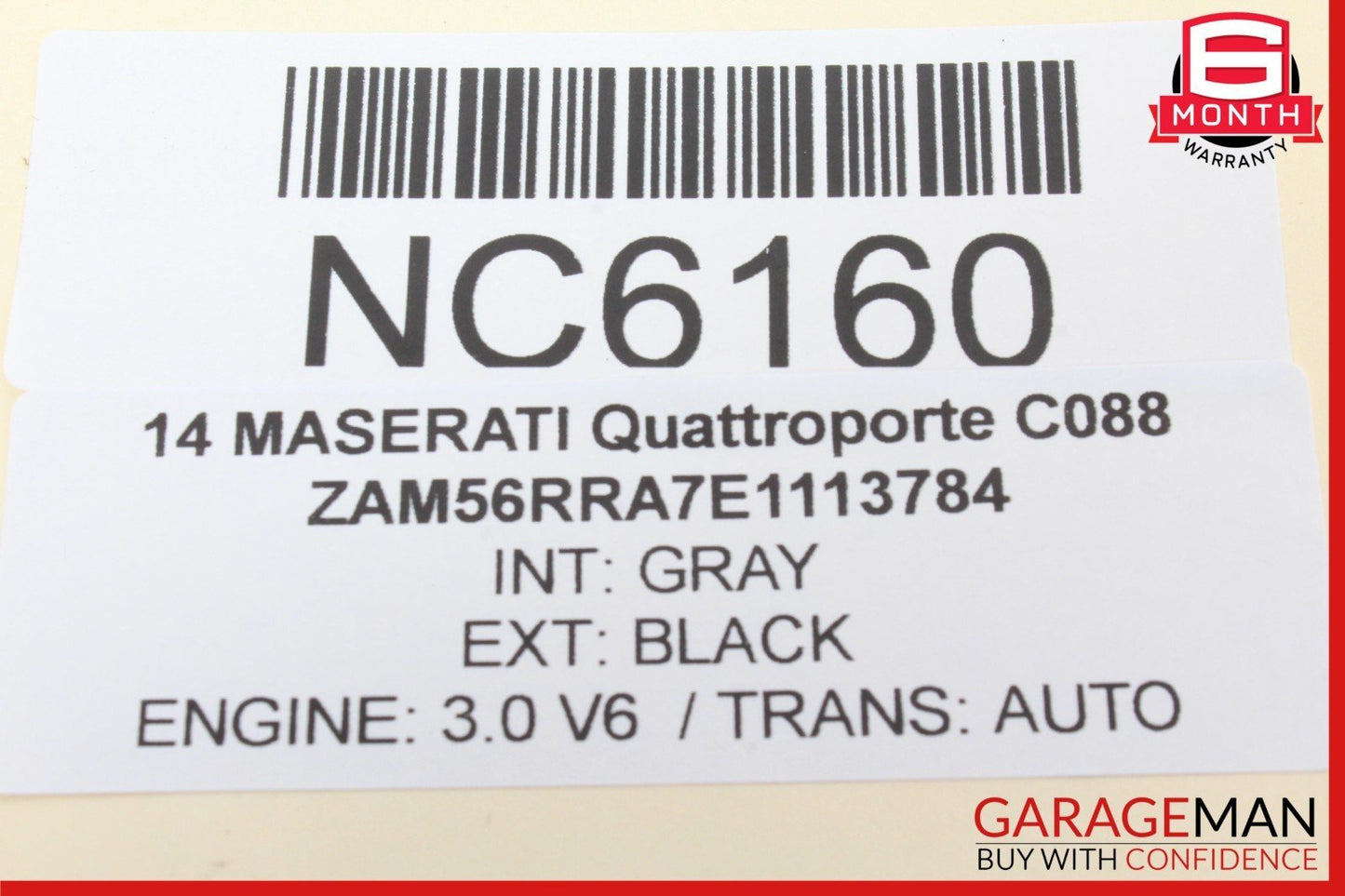 14-17 Maserati Quattroporte Front Right / Rear Left or Right Door Window Switch