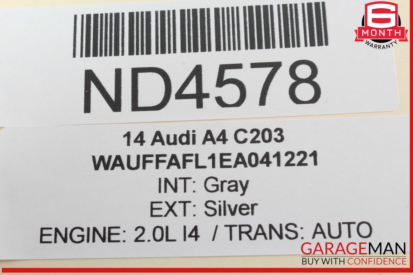 13-16 Audi A4 Front Right Passenger Side Door Control Module Unit 8T0959792P OEM