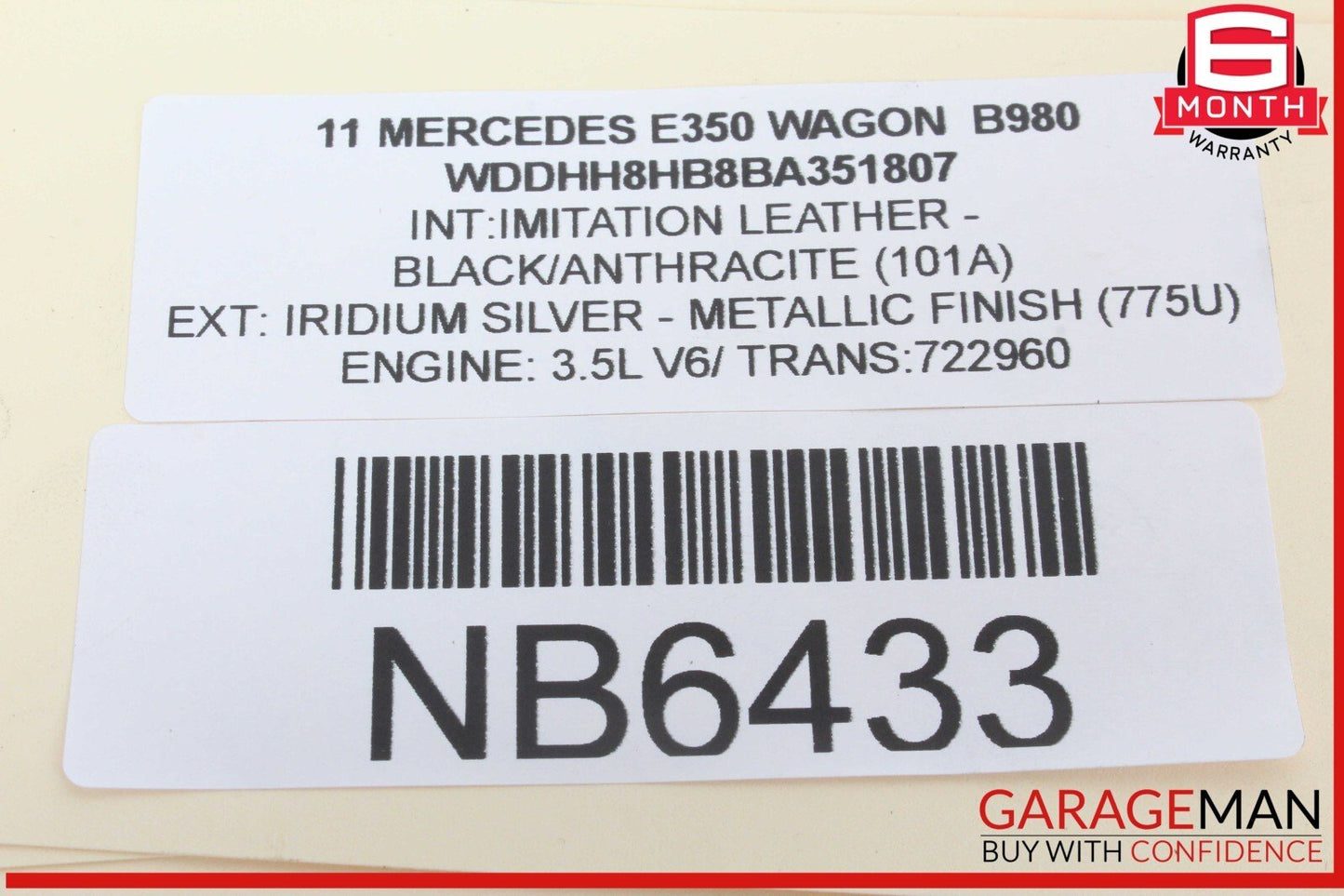 10-13 Mercedes W212 E350 Wagon Front Left Driver Side Exterior Door Handle OEM