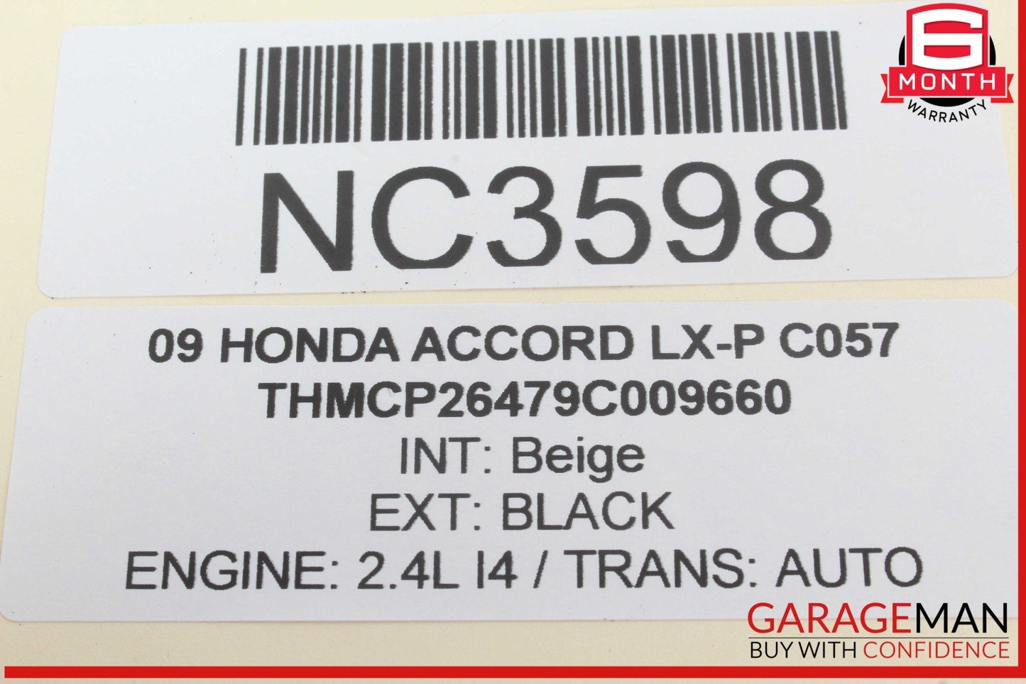 08-12 Honda Accord LX-P Steering Column Combination Switches OEM