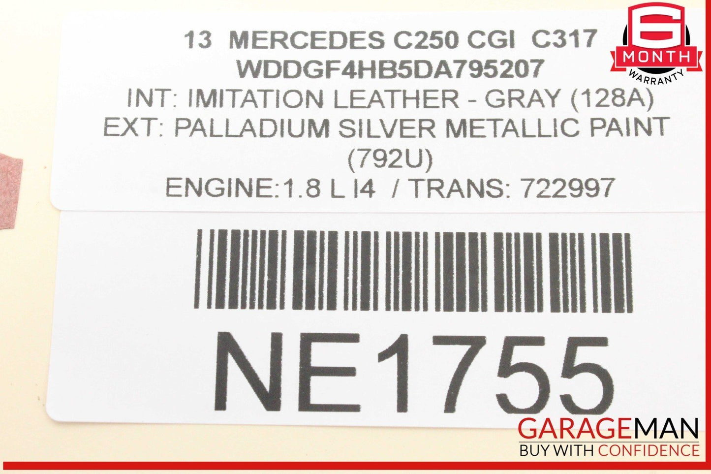 08-18 Mercedes W204 C250 CGI Front Right Side Door Control Module OEM