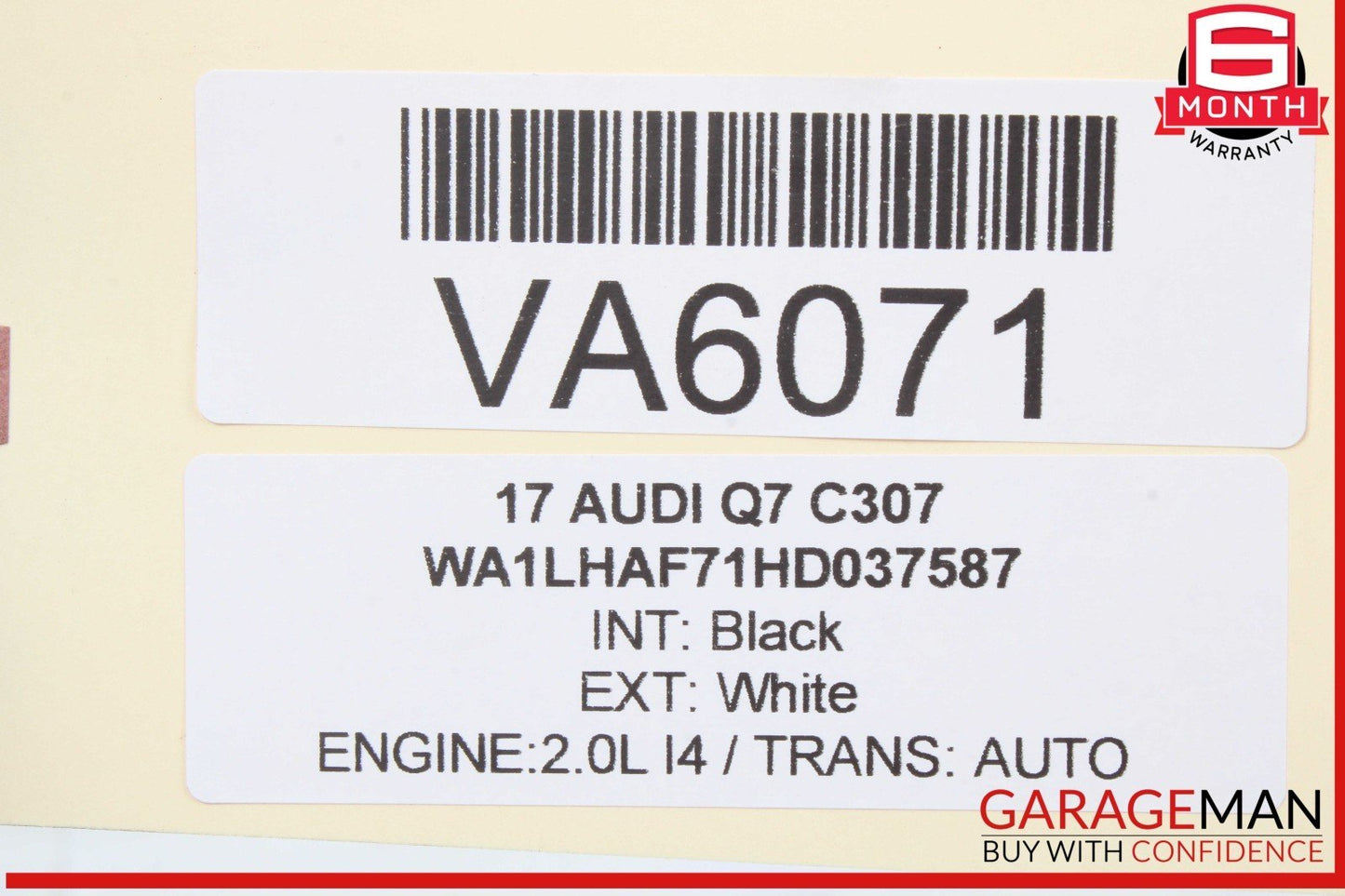 17-24 Audi Q7 A5 A4 Front Right Side Seat Occupant Sensor Module 4M0959339 OEM