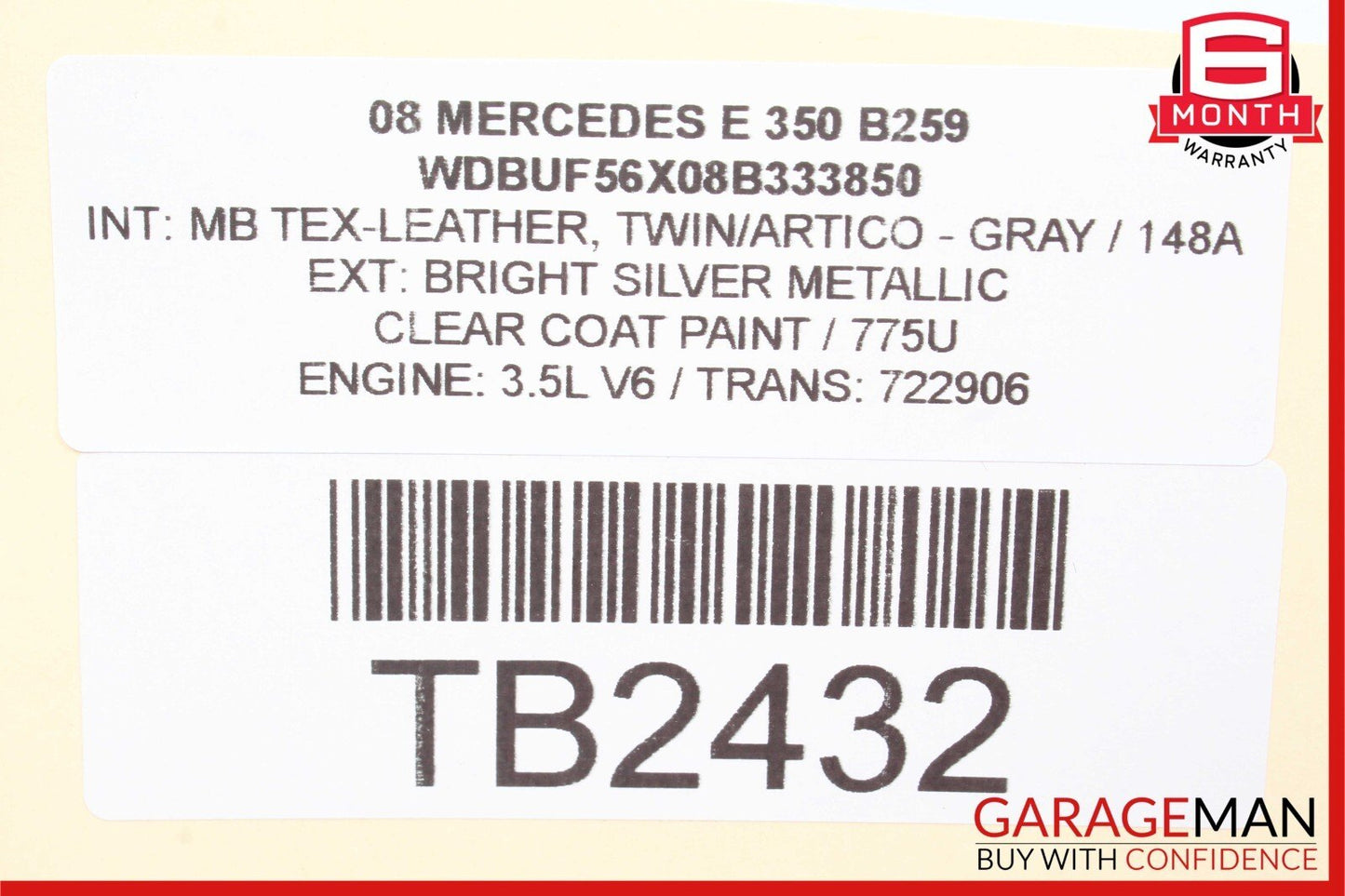 03-11 Mercedes W219 CLS63 E350 CLS550 Body Control Module BCM 2115455332 OEM