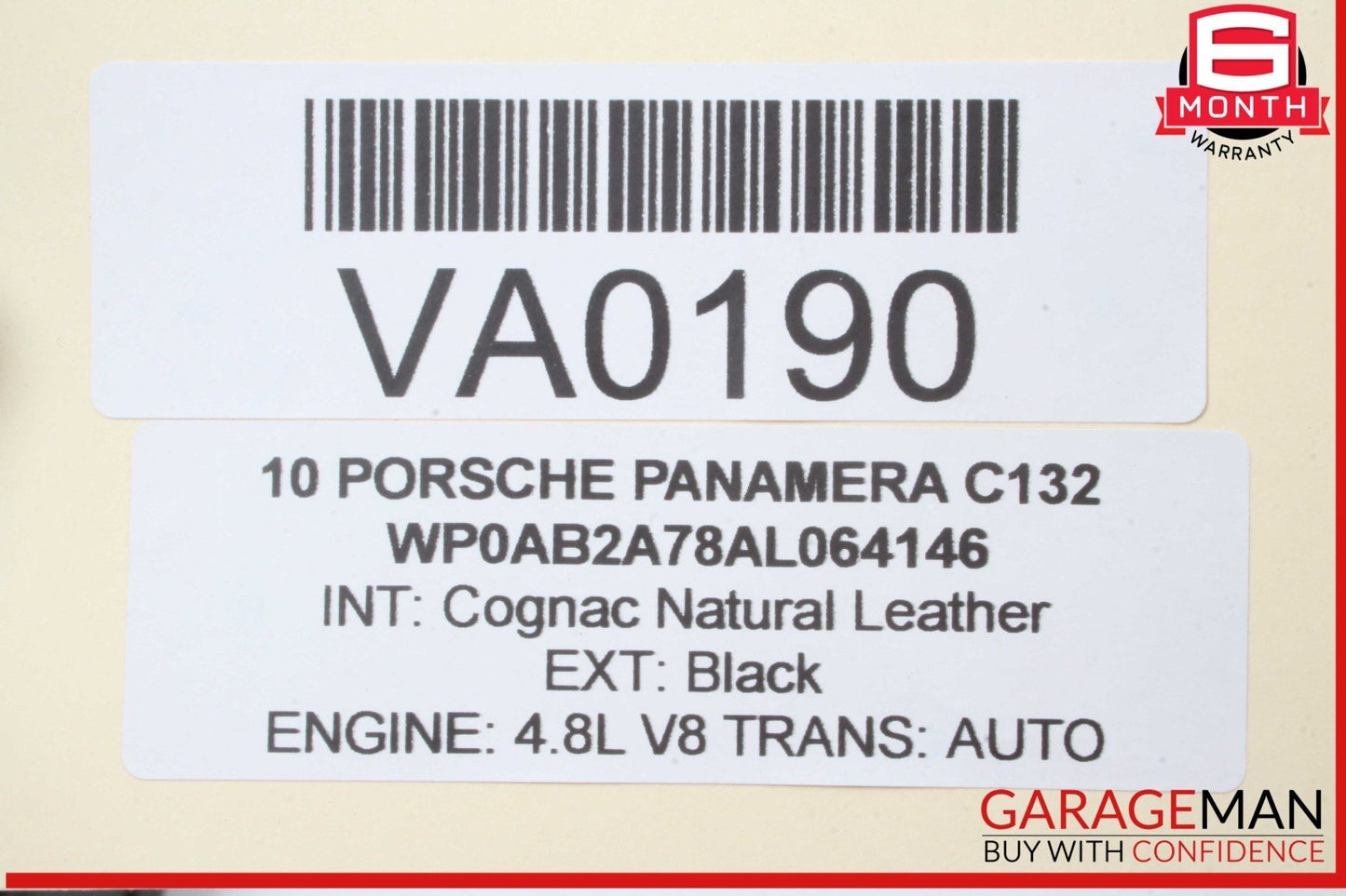 10-13 Porsche Panamera 970 Rear Window Roller Blind Control Panel Switch OEM