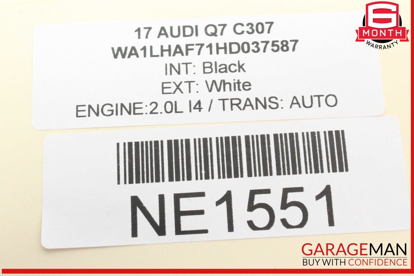 17-19 Audi Q7 Front Right or Left Side LED Head Light Lamp Ballast Module OEM