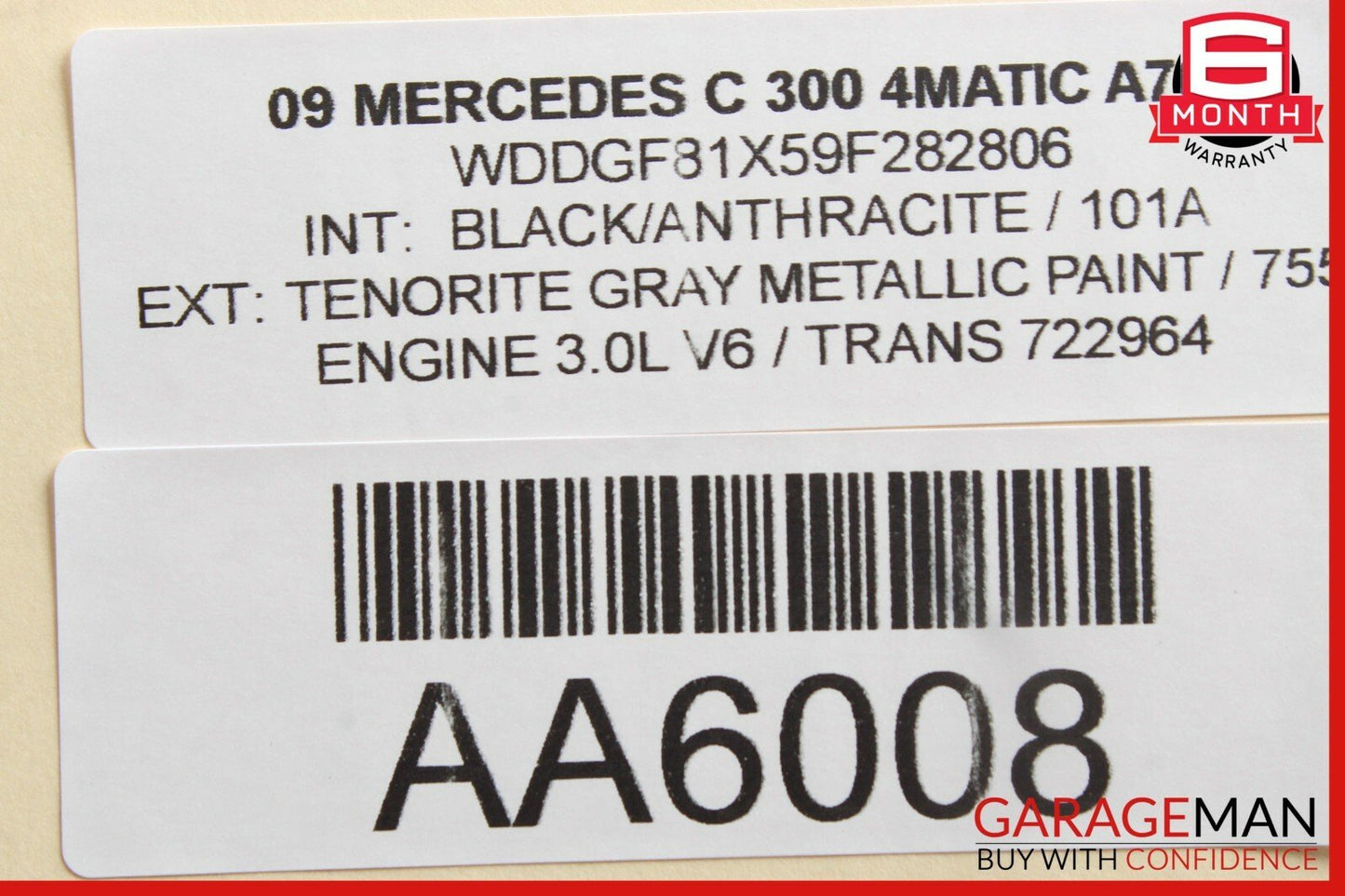 08-15 Mercedes W204 C300 E350 Rear Left or Right Side Lower Control Arm OEM