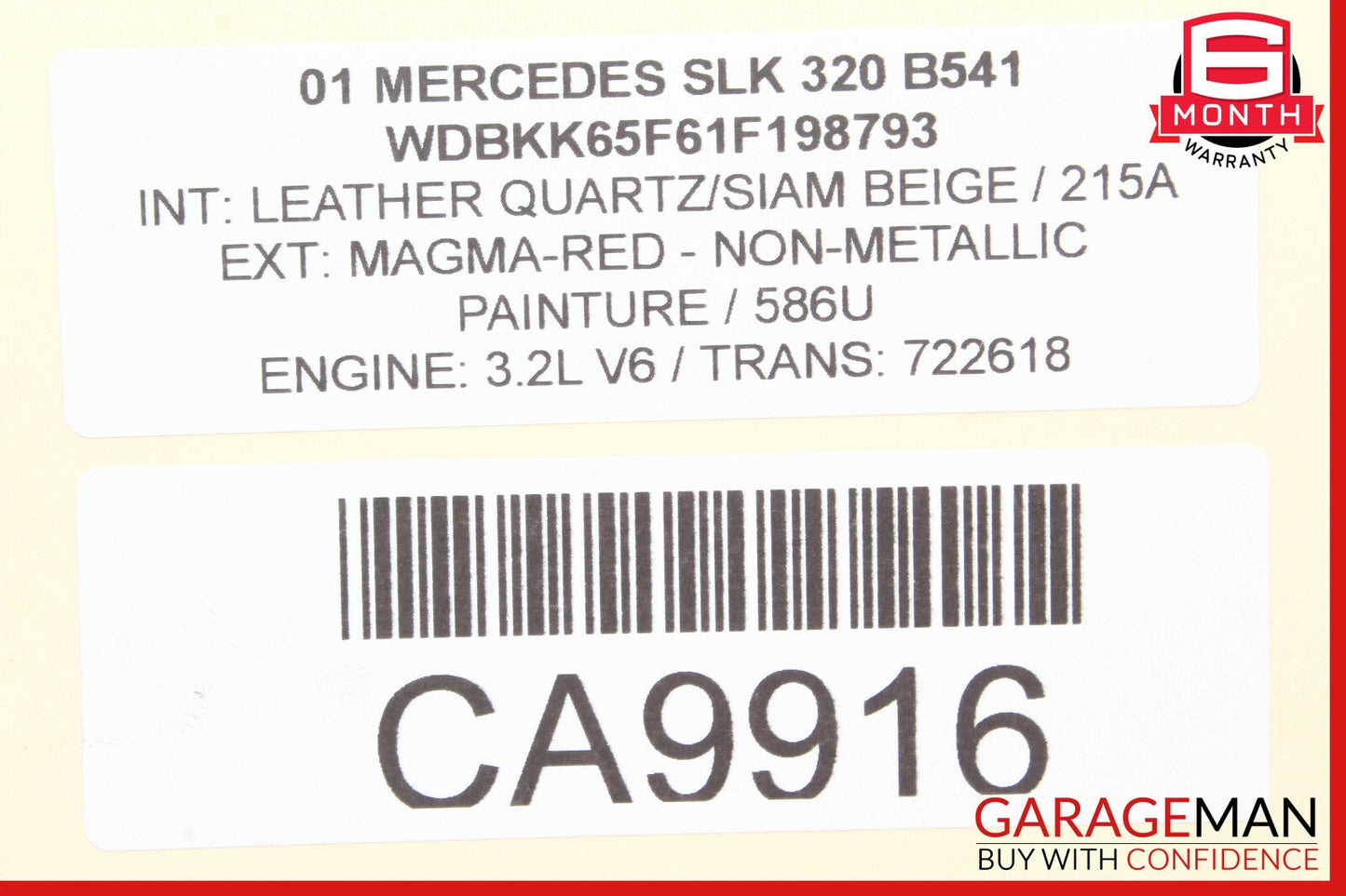 98-04 Mercedes R170 SLK320 CLK430 Power Steering Pump Reservoir Assembly OEM